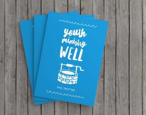Cover graphic design for Youth Ministry Well resource